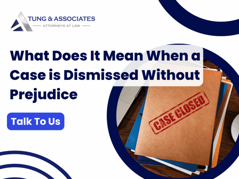 What Does It Mean When a Case is Dismissed Without Prejudice